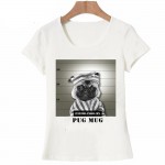 Summer Unique Police Chihuahua Design T Shirt Women's short sleeve very bad dog print Tops cool Hipster tees cute girl t shirt