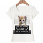 Summer Unique Police Chihuahua Design T Shirt Women's short sleeve very bad dog print Tops cool Hipster tees cute girl t shirt
