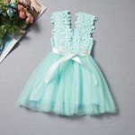 Summer flower girls dresses elegant Party wedding dress children vintage dresses kids vintage clothing infant gown princess