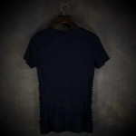 Summer new round collar hole cultivate one's morality leisure pure color big yards short sleeve T-shirt half sleeve male tide