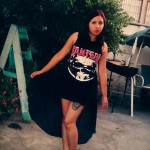 Summer new women dress 2017 metal plate Rock&Roll Pantera shirt dress Skull Totem print irregular black dress vestido de festa