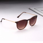 Sun Glasses for Women Men Retro Round Eyeglasses Metal Frame Leg Spectacles 5 Colors Sunglasses
