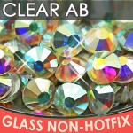 Super Clear AB SS3 SS4 SS5 SS6 SS10 SS20 SS30 SS40 for Nails Art Rhinestones Glitter Crystals DIY Non HotFix stones Decor strass