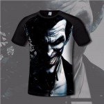 Super Hero Men's Cotton T shirt Comfortable Anime Joker & Batman 3D Print T-shirts Casual gamer Clothing flexible fashion shirt
