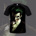 Super Hero Men's Cotton T shirt Comfortable Anime Joker & Batman 3D Print T-shirts Casual gamer Clothing flexible fashion shirt