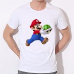 Super mario t-shirt men short-sleeve t shirt super mario bros tee boy shirt trend loose mens clothing customizable 37N-20#