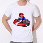 Super mario t-shirt men short-sleeve t shirt super mario bros tee boy shirt trend loose mens clothing customizable 37N-20#