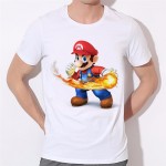 Super mario t-shirt men short-sleeve t shirt super mario bros tee boy shirt trend loose mens clothing customizable 37N-20#