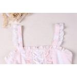 Sweet Pink Lolita Casual Dress  New Floral Printed Lolita JSK Dress