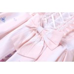 Sweet Pink Lolita Casual Dress  New Floral Printed Lolita JSK Dress