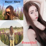 Synthetic Hair Extension Hairpiece 23" Synthetic Straight Hair Piece 16 Clip In Hair Extensions 6 pcs/set False Hair piece