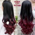 Synthetic Half Wig Curly Hair Long Wavy Ombre Half Wigs for Women Female Curly Fake Hair Wig Cheap Realistic Ladies Drag Queen