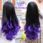 Synthetic Half Wig Curly Hair Long Wavy Ombre Half Wigs for Women Female Curly Fake Hair Wig Cheap Realistic Ladies Drag Queen