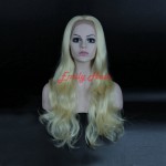 Synthetic Lace Front Wig 28" Natural Wave Heat Resistant Synthetic Lace Front Wig Synthetic Hair Wigs for Black Women peruca