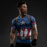 T Shirt Captain America Shield Civil War Tee 3D Printed T-shirts Men Marvel Avengers 3 iron man Fitness Clothing Male Tops