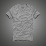 T shirt 100% cotton solid V-Neck short sleeve