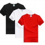 T shirt men Lycra cotton solid color casual men's V-neck t-shirt camisetas fashion T shirts 2017 New Arrival camisas hombre