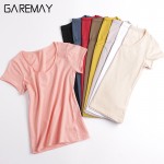 T-shirts For Women 2017 Summer Top Female White Tee Shirt Femme Short Sleeve V Neck Tshirt Women Best Friends T Shirt GAREMAY