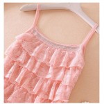 T10* 2017 Sexy Multilayer Lace Women's Lady Tanks Top Cotton Sleeveless Blouse Lace Vest T Shirt Camisole Singlets Free Shipping