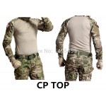 TACVASEN Tactical t-shirts military us army combat t-shirt cargo multicam Airsoft paintball clothing with knee pads TD-JNSZ-002