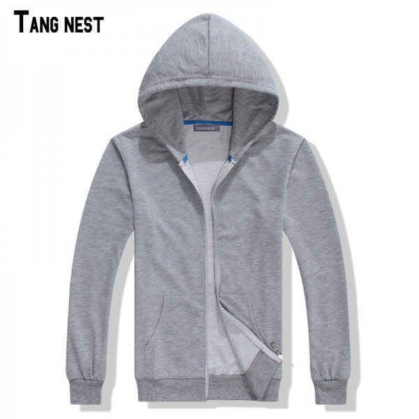 TANGNEST Couple Hoodie 2017 New Arrival Men's Solid Casual Slim Fit Hooded Sweatshirt Male Spring Style Hoodie S-3XL MWW840