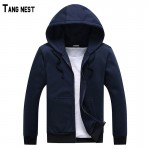 TANGNEST Men Hoodie 2017 New Arrival Korean Style Comfortable Spring Autumn Solid 3 Colors Hoodies Men For Male MWW772