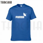 TARCHIA 2016 new brand PUMBA Lion King t-shirt cotton tops tees men short sleeve boy casual homme tshirt t shirt plus fashion