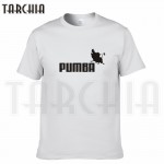 TARCHIA 2016 new brand PUMBA Lion King t-shirt cotton tops tees men short sleeve boy casual homme tshirt t shirt plus fashion