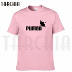 TARCHIA 2016 new brand PUMBA Lion King t-shirt cotton tops tees men short sleeve boy casual homme tshirt t shirt plus fashion