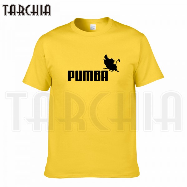 TARCHIA 2016 new brand PUMBA Lion King t-shirt cotton tops tees men short sleeve boy casual homme tshirt t shirt plus fashion