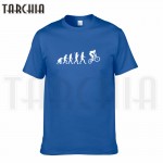 TARCHIA 2016 new summer brand evolution bicycle t-shirt cotton men short sleeve boy casual homme tshirt t tops tees plus fashion