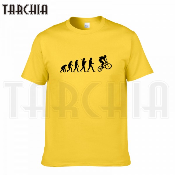 TARCHIA 2016 new summer brand evolution bicycle t-shirt cotton men short sleeve boy casual homme tshirt t tops tees plus fashion