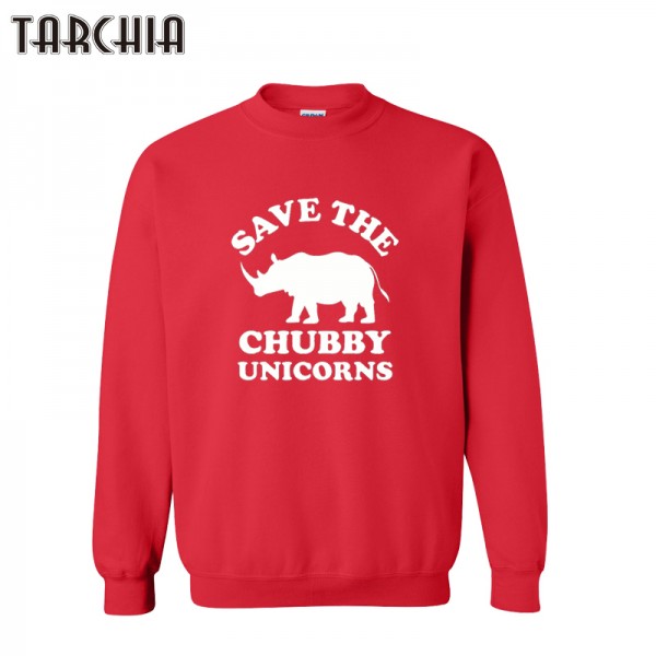 TARCHIA 2017 male pullover hoodies sweatshirt save the chubby uncorns personalized men boy casual parental survetement homme