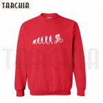 TARCHIA 2017 new fashion hoodies sweatshirt personalized evolution bicycle man coat casual parental survetement homme boy