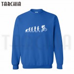 TARCHIA 2017 new fashion hoodies sweatshirt personalized evolution bicycle man coat casual parental survetement homme boy