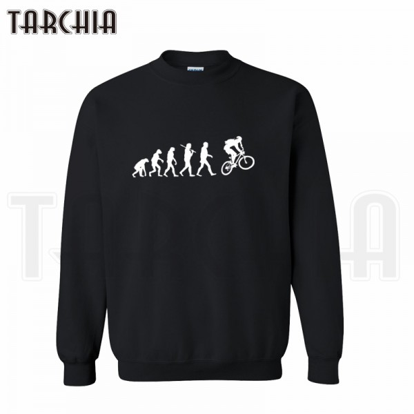 TARCHIA 2017 new fashion hoodies sweatshirt personalized evolution bicycle man coat casual parental survetement homme boy