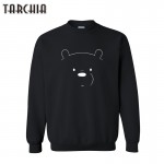 TARCHIA Cute BEAR Print Hombre Hip Hop Men Harajuku Streetwear Skateboard Hoodie 2017 HipHop Sweatshirt Pullover Sportswear Tops