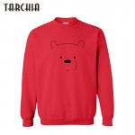 TARCHIA Cute BEAR Print Hombre Hip Hop Men Harajuku Streetwear Skateboard Hoodie 2017 HipHop Sweatshirt Pullover Sportswear Tops