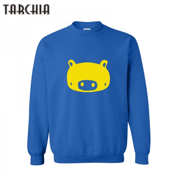 TARCHIA New Arrival Cut Pig Print Hoodies Men Casual Pullover Tracksuit Men Fashion Sportswear Sweatshirts Men Tops Plus Size