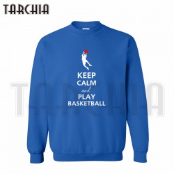 TARCHIA free shipping European Style fashion men hoodies keep calm play pullover crew neck sweatshirt personalized man coat