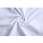 TEEHEART Customized Men's T Shirt Print Your Own Design High Quality Send Out In 3 Days White Color 