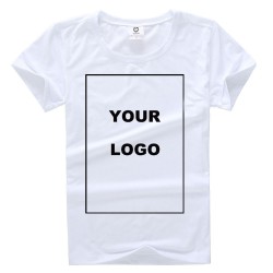 TEEHEART Customized Men's T Shirt Print Your Own Design High Quality Send Out In 3 Days White Color 