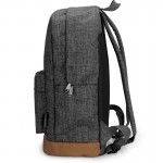 TINYAT Backpack Men Male Canvas College Student School Backpack Casual Rucksacks Laptop Backpacks Women Mochila T101 Gray