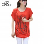TLZC Batwing Sleeve Women Loose T-shirt Large Size L-4XL Pure Color Short Sleeve O-neck Lady Casual Tees Drop Shipping