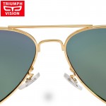 TRIUMPH VISION HD Polarized Aviator Sunglasses Women Pink Mirror Pilot Polaroid Sun Glasses For Women Brand Shades Oculos Female