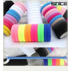 TS 50pcs/lot Candy Colored Hair Holders High Quality Rubber Bands Elastics Hair Accessories Girl Tie Gum haar headwear for women