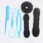TS hot sale Women's Magic Foam Sponge Hairdisk Hair Device Donut Quick Messy Bun Updo Headwear Normal and Ribbon type