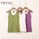 TWTZQ 2017 High Quality Summer Tank Top For Women  Camisole Cotton Slim Ladies Thin Vest Strappy Bralette Sexy Women Tops 2BX012