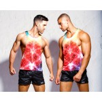 Taddlee Brand Man Top Tees Shirts Sleeveless Mens Top Tanks Stringer Fitness Singlet Undershirts 3d Printed Casual Vest