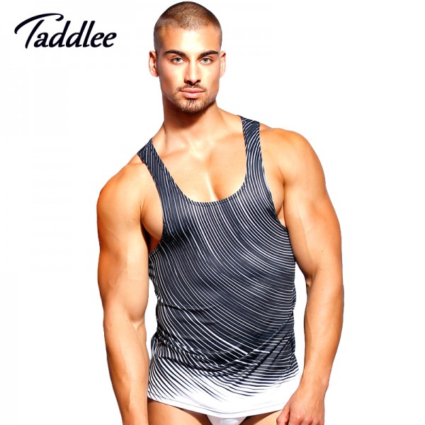 Taddlee Brand Men Tank Top Casual Fashion Top Tees Shirts Tshirt Sleeveless Sinlets Stringer Vest Gasp Fitness Tank 2017